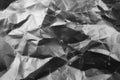 Abstract black and white wrinkled paper texture backgroun Royalty Free Stock Photo