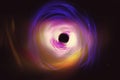Abstract blackhole photo illustratiuon