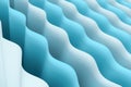 Abstract blank paper, gradient background, 3d rendering Royalty Free Stock Photo