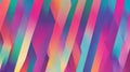 Abstract blend of overlapping diagonal colorful gradient stripes creating a dynamic flowing pattern Royalty Free Stock Photo