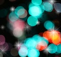 Abstract blinking bubble background