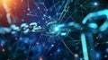 Abstract Blockchain Network Concept Royalty Free Stock Photo