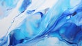 abstract blue acrylic painting Royalty Free Stock Photo