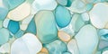 Abstract blue aqua stone pebble pattern background Royalty Free Stock Photo