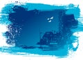 Abstract blue background