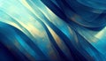 Abstract Wavy Blue Background