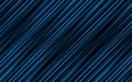 Abstract blue background, black and blue diagonal lines and strips Royalty Free Stock Photo