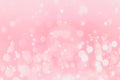 Abstract pink background with bokeh, bokeh background, sparkle bokeh background, love background