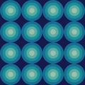 Abstract blue background concept design. Graphic seamless pattern with circle shapes. Royalty Free Stock Photo