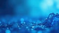 Abstract blue background, flowing water droplets , liquid, ripple Royalty Free Stock Photo