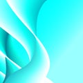 Abstract blue background, futuristic wavy vector illustration eps10 Royalty Free Stock Photo