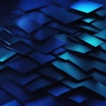 Abstract blue background with geometric shapes