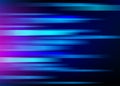 Abstract blue background with light horizontal lines. Speed motion design. Dynamic sport texture. Technology stream Royalty Free Stock Photo