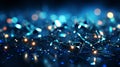 Abstract blue background. Network connection structure. Grid. Ai generate Royalty Free Stock Photo