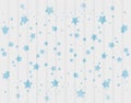 Abstract blue background with stars