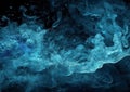 Abstract blue background with swirling shapes. Royalty Free Stock Photo