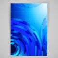 Abstract blue background with techno elements Royalty Free Stock Photo