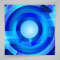 Abstract blue background with techno elements Royalty Free Stock Photo