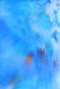 Abstract blue background texture wave paint stains. movement, blurred white stripes