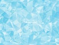 Abstract blue background with triangles. Abstract polygonal space low poly dark background with connecting dots and lines. Polygon Royalty Free Stock Photo