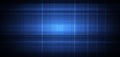 Abstract blue background with white grid lines texture. Technology concept Royalty Free Stock Photo