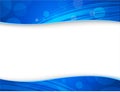 Abstract blue backgrounds for header and footer Royalty Free Stock Photo