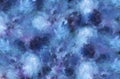 Abstract blue beautiful fractal background in the form of clouds and feathers and is suitable for use in projects of imagination, Royalty Free Stock Photo