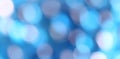 Abstract blue bokeh background. Blue glass spheres Royalty Free Stock Photo