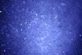 Abstract Blue bokeh defocus glitter blur background. Magic Background With Color Festive background with natural bokeh and bright Royalty Free Stock Photo