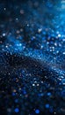 Abstract blue bokeh light background with defocused blur ideal for artistic design projects Royalty Free Stock Photo