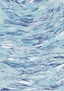 Abstract blue brush stroke on white paper background illustration for decoration on sky , water , winter season and summer beach