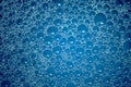 Abstract Blue Bubble Background