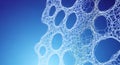 Abstract Blue Bubbles and Cellular Structure Background Royalty Free Stock Photo