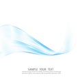 Abstract blue business technology colorful wave vector background eps10 Royalty Free Stock Photo