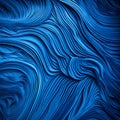 Abstract Blue Canvas: Textured Lines and Curves