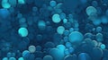 Abstract blue cells graphic wallpaper. Multiplication of cells seamless.