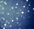 Abstract blue circular bokeh background