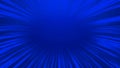 Abstract blue comic radial speed line background, cartoon background