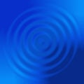 Abstract blue concentric circles