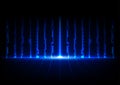 Abstract blue concept technology with binary code design background