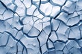 Abstract blue crack background. Generate Ai