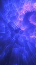 Abstract blue cracked texture emitting radiant light rays and glowing energy bursts Royalty Free Stock Photo