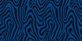 Abstract blue curve shape seamless pattern. Monochrome zebra skin wallpaper. Dynamic wave surface ornament Royalty Free Stock Photo