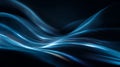 Abstract blue and cyan digital background with dynamic white light streak and motion blur effects Royalty Free Stock Photo