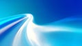 Abstract blue and cyan digital background with dynamic white light streak and motion blur effects Royalty Free Stock Photo