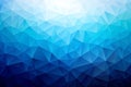 Abstract Blue Cyan Low Poly Geometric Background for Digital and Creative Design Royalty Free Stock Photo