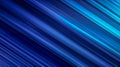 Abstract Blue Diagonal Lines Background with Dynamic Light Strea Royalty Free Stock Photo