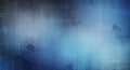 Abstract blue digital grid background with subtle grunge texture Royalty Free Stock Photo