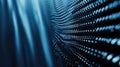 Abstract blue digital mesh creating a futuristic background Royalty Free Stock Photo