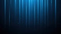 Abstract blue digital rain effect with glowing vertical lines and dark background Royalty Free Stock Photo